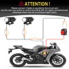 Windance 2 Pack,Motorcycle LED Spotlight Hi/Lo Beam Yellow White Driving