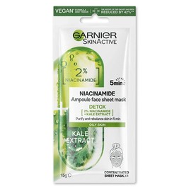 Garnier Ampoule Sheet Mask Kale/ Niacinamide