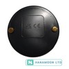 Black PVC Circular Box Lid - 65mm Diameter with 2