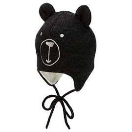 Sterntaler Boys' Knitted Hat, Anthracite mottled