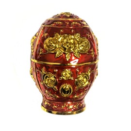 Bonendo Toothpick Case One Push Floral Tabletop Automatic Toothpick Holder Plastic Stylish Decoration (Red)