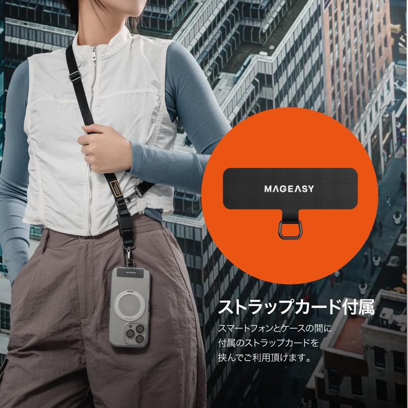 MagEasy Utility Strap Dual (0.8 inches (20 mm), Nylon, Metal