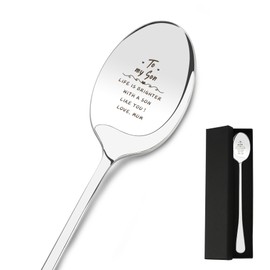 Son Gifts from Mum Easter Gifts for Son Stainless Steel Spoon with Gift Box Son Birthday Gifts Special Son Gifts Mum Son Gifts Mother and Son Gifts Happy Birthday Son to My Son