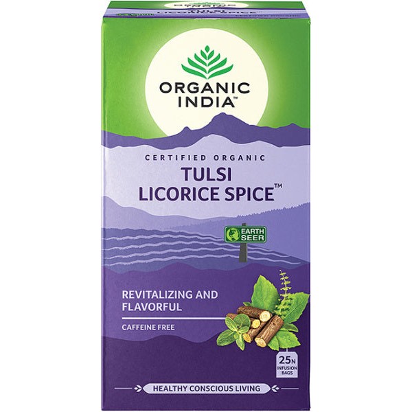 Organic India Tulsi Licorice Spice Tea 25 Bags