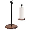 Wooden Paper Towel Holder Countertop, Cute Rabbit Design - Natural