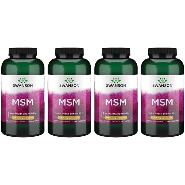 Swanson MSM - Essential Minerals Promoting Mobility & Joint Health