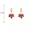 Unbranded Red Maple Leaf Autumn Fall Lover Dangle Lever Back
