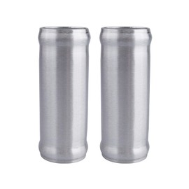 AC PERFORMANCE 1.5" (38mm) OD Aluminum Alloy Hose Joiner Silicone Pipe Connector Bead, 4" Length, Pack of 2