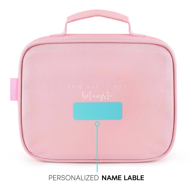 mibasies Kids Lunch Box for Girls Toddler, Insulated and Reusable
