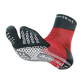 Activital Foot Supporter, Small/Medium, US Size 6.5 - 10 (22.5 - 25.5 cm), Red Gray, 1 Pair