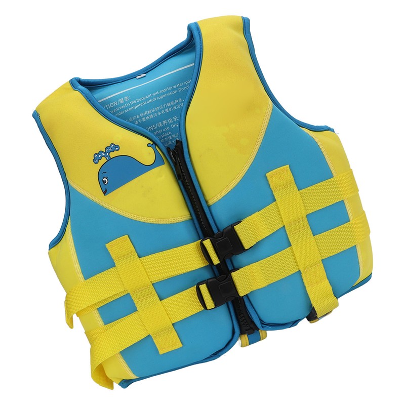 Kids Buoyancy Vest Adjustable Double Belt Design Safe Children Floating