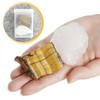 Orientrea Raw Tiger Eyes Rough Crystal with Clear Quartz, Natural