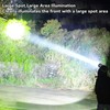 Super Bright Headlamp 90000lm Silver Rechargeable 1600mAh Battery Adjustable Headband