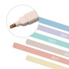Jagowa 6Pcs Pastel Highlighters, Broad and Fine Double-ended Highlighter Set,
