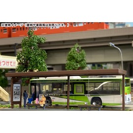 Scene Collection Scene Accessories 122-2 Bus Stop C2 Diorama Supplies 324102