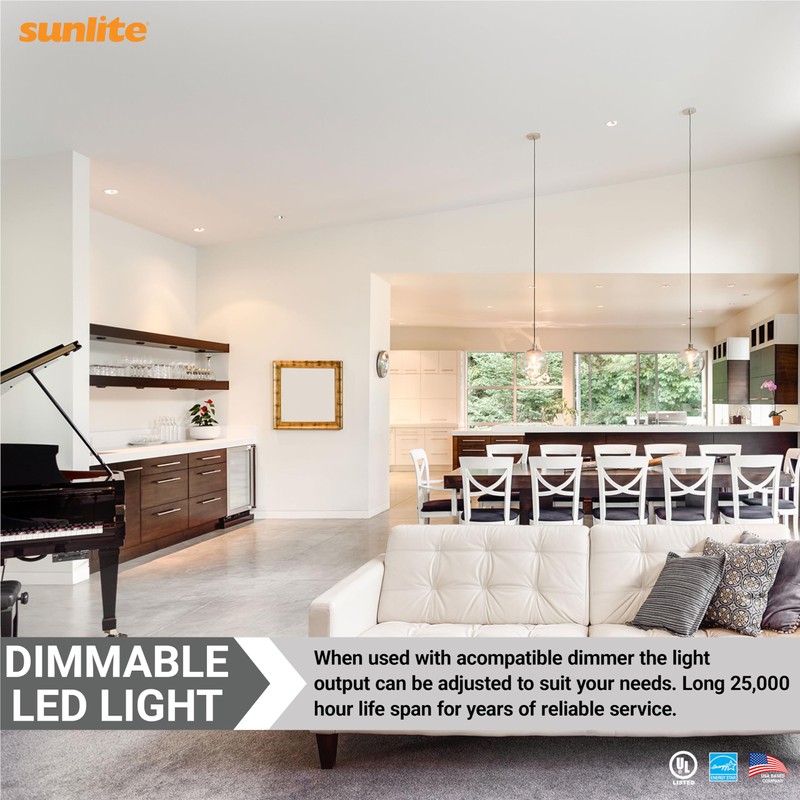 Sunlite LED PAR30 Short Neck Flood Light Bulb, 9 Watt,