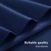 Aisbo Dark Midnight Blue Pillow Cases 2 Pack - Dark