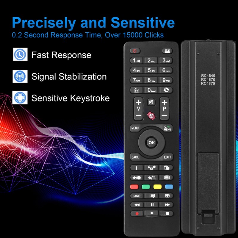 Pack of 2 RC4875 Universal Replacement Remote Control Compatible with