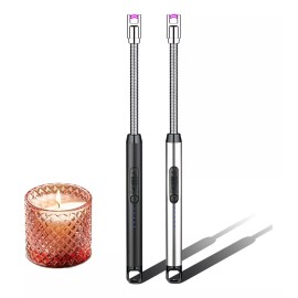 LOMETEB 2pcs Usb Encendedor Eléctrico Portátil Recargable De Cocina