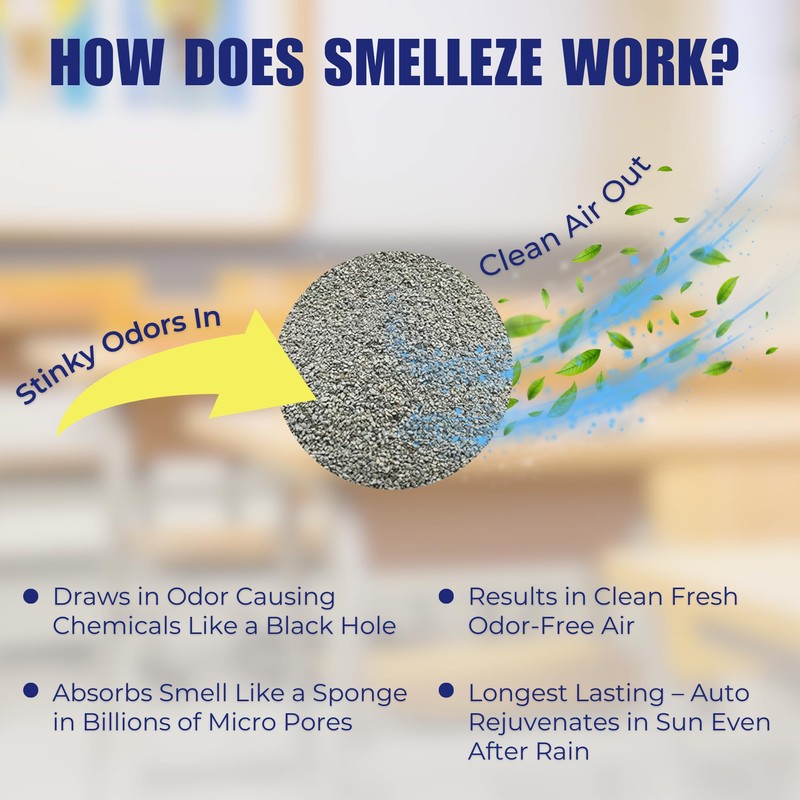 SMELLEZE 2 lb. Yard Odor Eliminator for Dogs – Long-Lasting