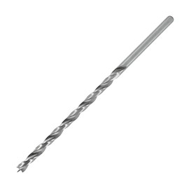 ENT 50455 Wood Twist Drill Bit Diameter 5.5 mm Extra Long 150 mm HSS-G with Centre Point and Taper NL 100 mm Cylindrical Shaft