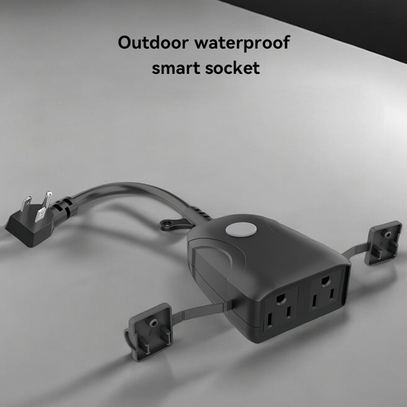 Swokely Smart Outdoor WiFi Plug, Smart Plug with Remote Control