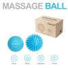 MURLIEN Massage Ball Set, Spiky Ball & Lacrosse Ball for