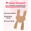Liebster Heart-Shaped Bodysuit Extender - Custom Fit, Stretchable Snap-On Extension
