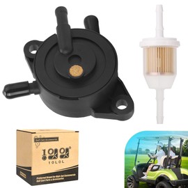 10L0L Fuel Pump Impulse Kit for Yamaha G16 G17 G18 G19 G20 G22 G29 1996-up 4 Cycle Golf Cart with Fuel Filter, OEM JN6-F4410-10-00 JN6-F4560-00-00 JN6-F4410-11-00