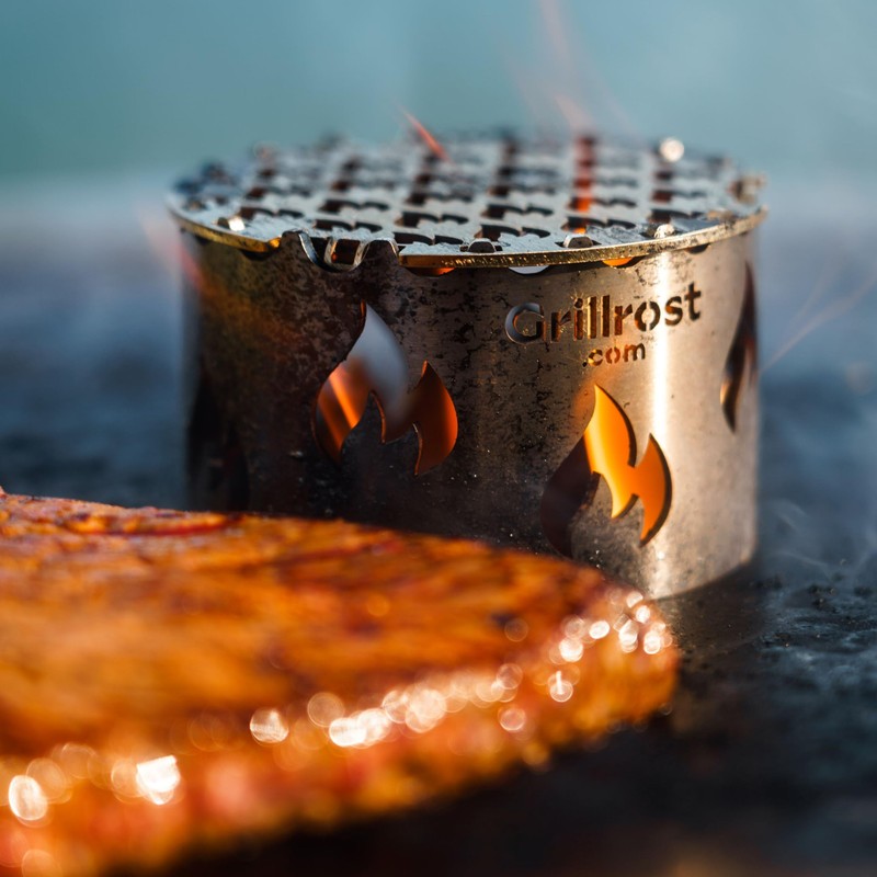 Grillrost.com Das Original Mini Wok Attachment Made of Stainless Steel