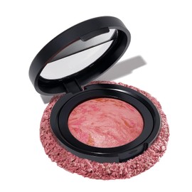 LAURA GELLER NEW YORK Blush-n-Brighten - Rubor horneado marmoleado - Tono Pink Buttercream (crema de mantequilla rosada), acabado natural ligero cremoso