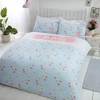 Rapport Home Be Pretty Duvet Cover Set, Polycotton, Blue, Single