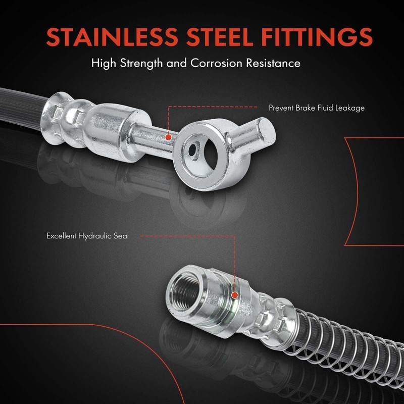 A-Premium Front Right Brake Hydraulic Hose Compatible with Kia Optima