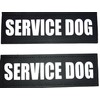 ALBCORP Reflective Service Dog Patch with Hook Backing for Service
