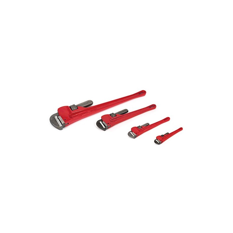 Titan 21304 4-Piece Heavy-Duty Straight Pipe Wrench Set