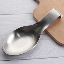 Spoon Rests for Kitchen, Utensil Rests Stainless Steel Spoon Holder Kitchen (Rose Gold)