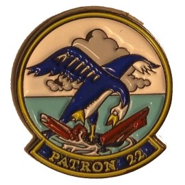 NAVY RESERVE VP-22 BLUE GEESE PATRON SQUADRON ORIGINAL MILITARY NEW MAGNET PIN