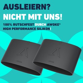 AWOKE® Flex Tape Shin Pad Holder - Football Support for Children & Adults - Grip Tape Secure Hold - Shin Pad Holder for Football - Shin Pad Holder Children - Blue