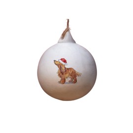 Image Industry Cocker Spaniel Tan Ceramic Bauble - Tree Decoration - Christmas Decorations Dog Gift - Dog Lovers