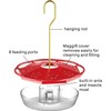 Hummingbird Feeder for Outdoors Hanging, 2 Pack, Leak-Proof, Easy to