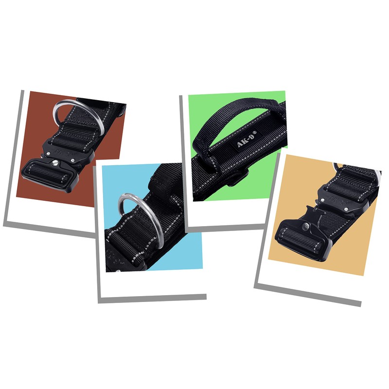 A K9 Bully Dog Tactical Combat Dog Collar with Control