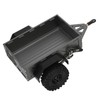RC Car Hitch Trailer Aluminum Alloy Antislip Rubber Tire Rustproof