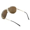meSmart ACES1001 Noah NOR Teardrop Sunglasses, Date Glasses, Brown, Gray