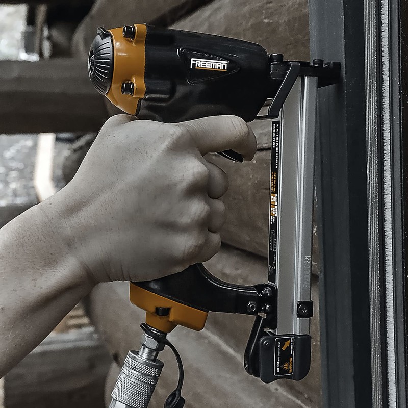 Freeman PFWS Pneumatic 20-Gauge 9/16" Fine Wire Stapler with Belt