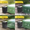TOHONFOO Heavy Duty Inflatable Hot Tub Pump Cover with Zipper