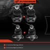 A-Premium Set of 4, Front Upper & Lower Ball Joints