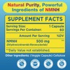 NMNH NAD Supplements for Women Men (Dihydronicotinamide Mononucleotide) 500mg, to