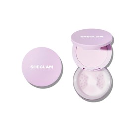SHEGLAM 2-Layer Loose Powder for Under Eye & Face, Super Waterproof Makeup Setting Powder, Oil Control, Pore Care