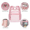 SDFGHG Clear Backpack,Sturdy Shape Heavy Duty Large Clear Backpack for