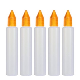 Wizard Vapes 30ml Unicorn Pen-Style Dropper Bottles x 5 (Orange)
